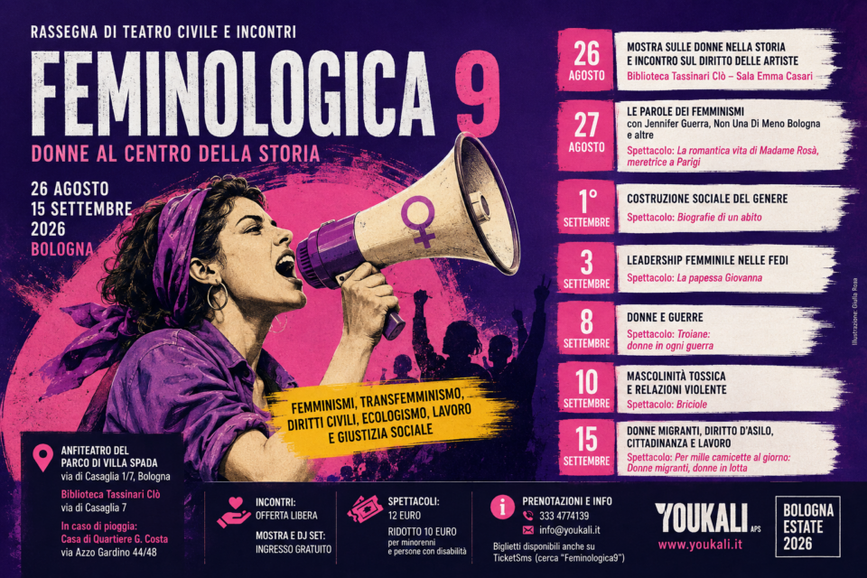 Feminologica 9, in Bologna civil theater and transfeminism against patriarchy and violence