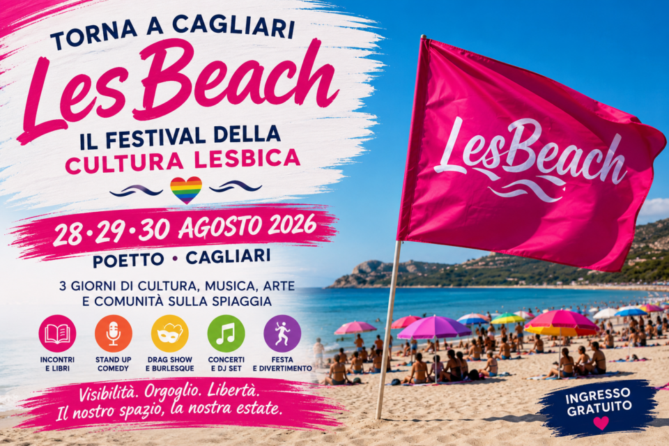 LesBeach returns to Cagliari: three days at Poetto to celebrate lesbian culture and visibility
