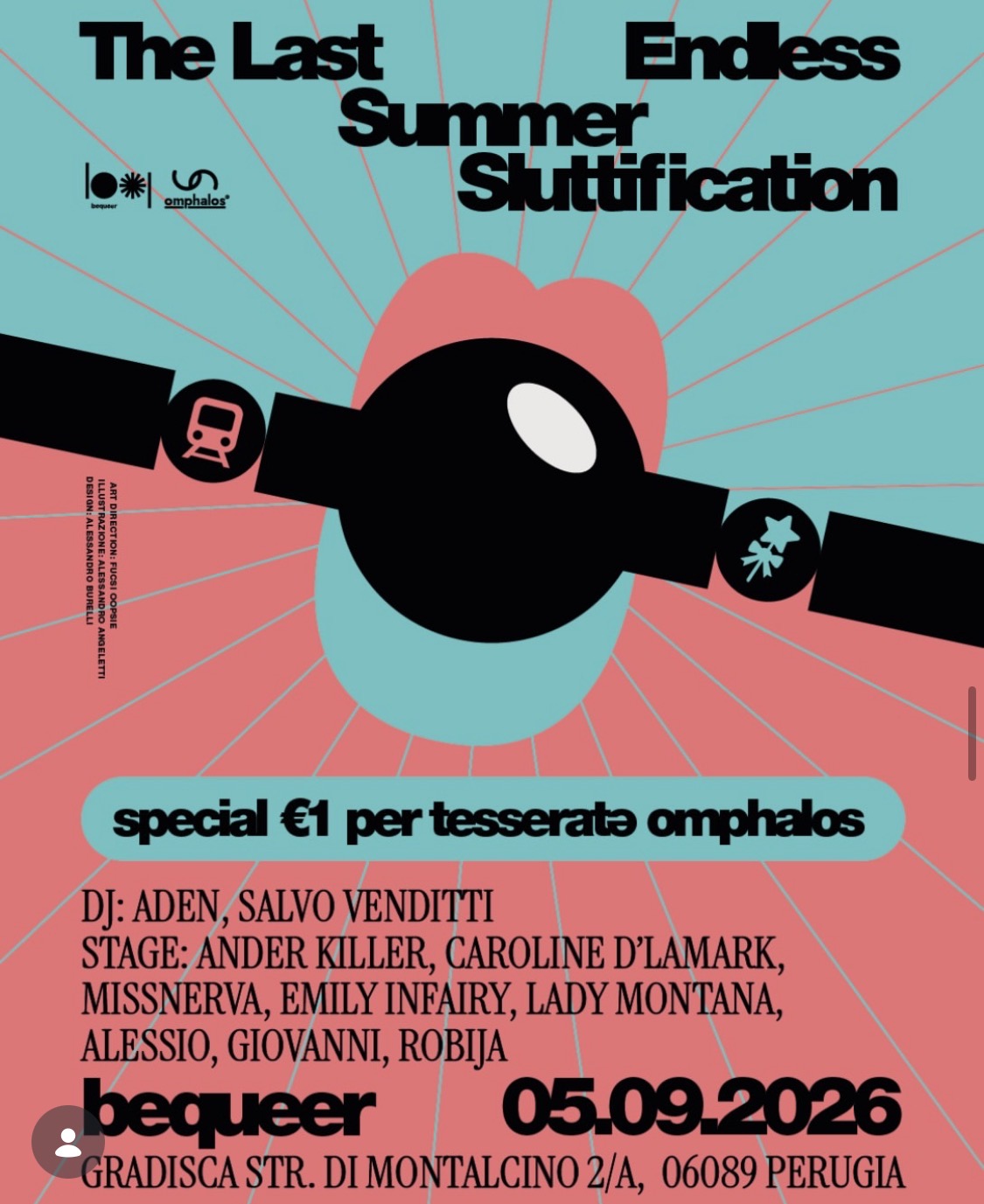 BeQueer Perugia: Endless Summer Sluttification il 5 settembre