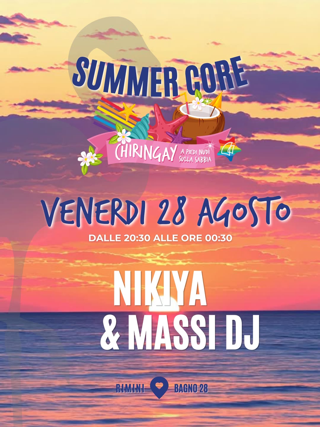A rainbow weekend on the beach with Chiringay Rimini