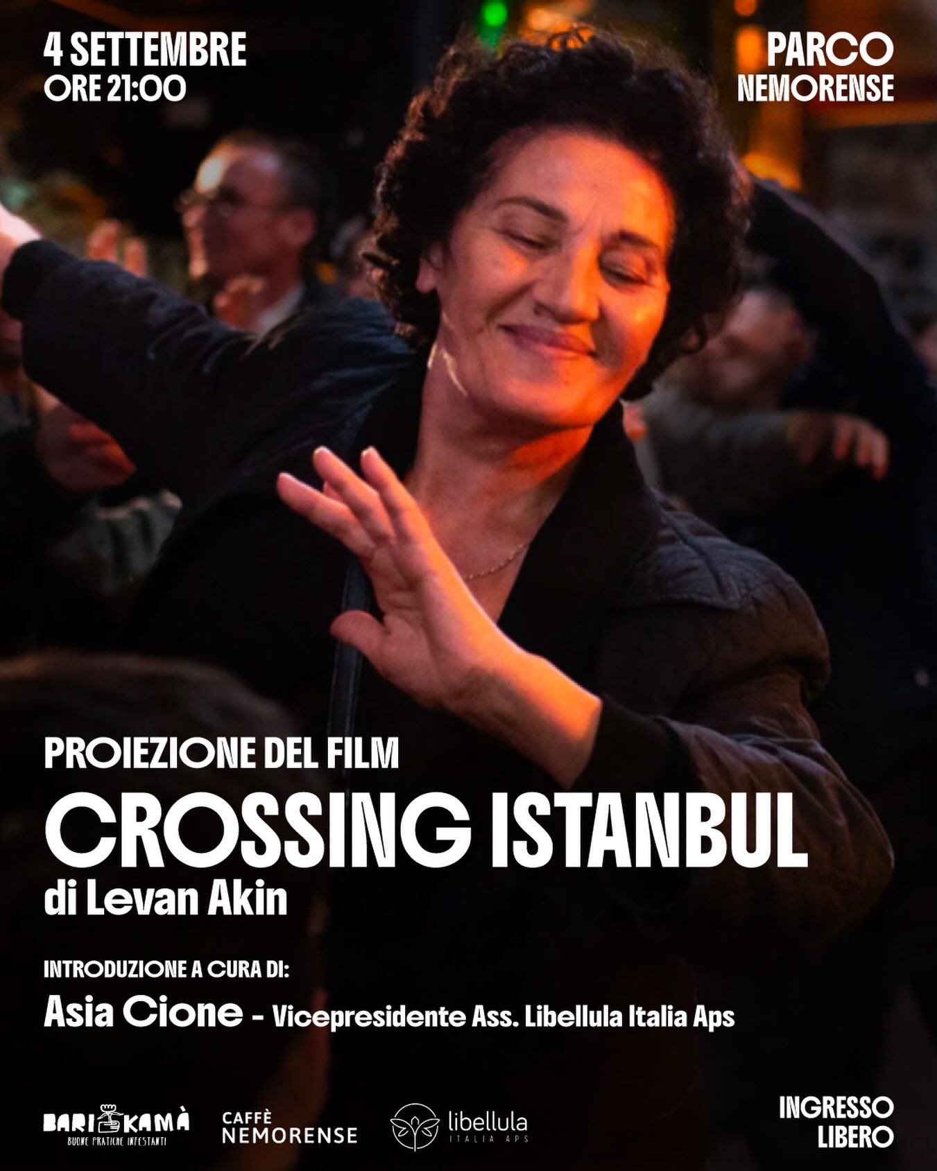 Screening of ‘Crossing Istanbul’ at Parco Nemorense: a journey between solidarity and rights