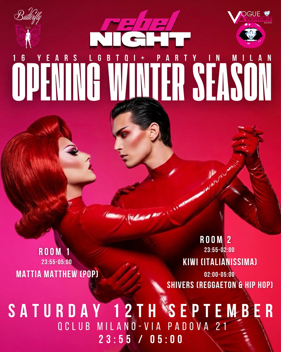 Rebel Night: the most rebellious LGBTQ+ night in Milan returns