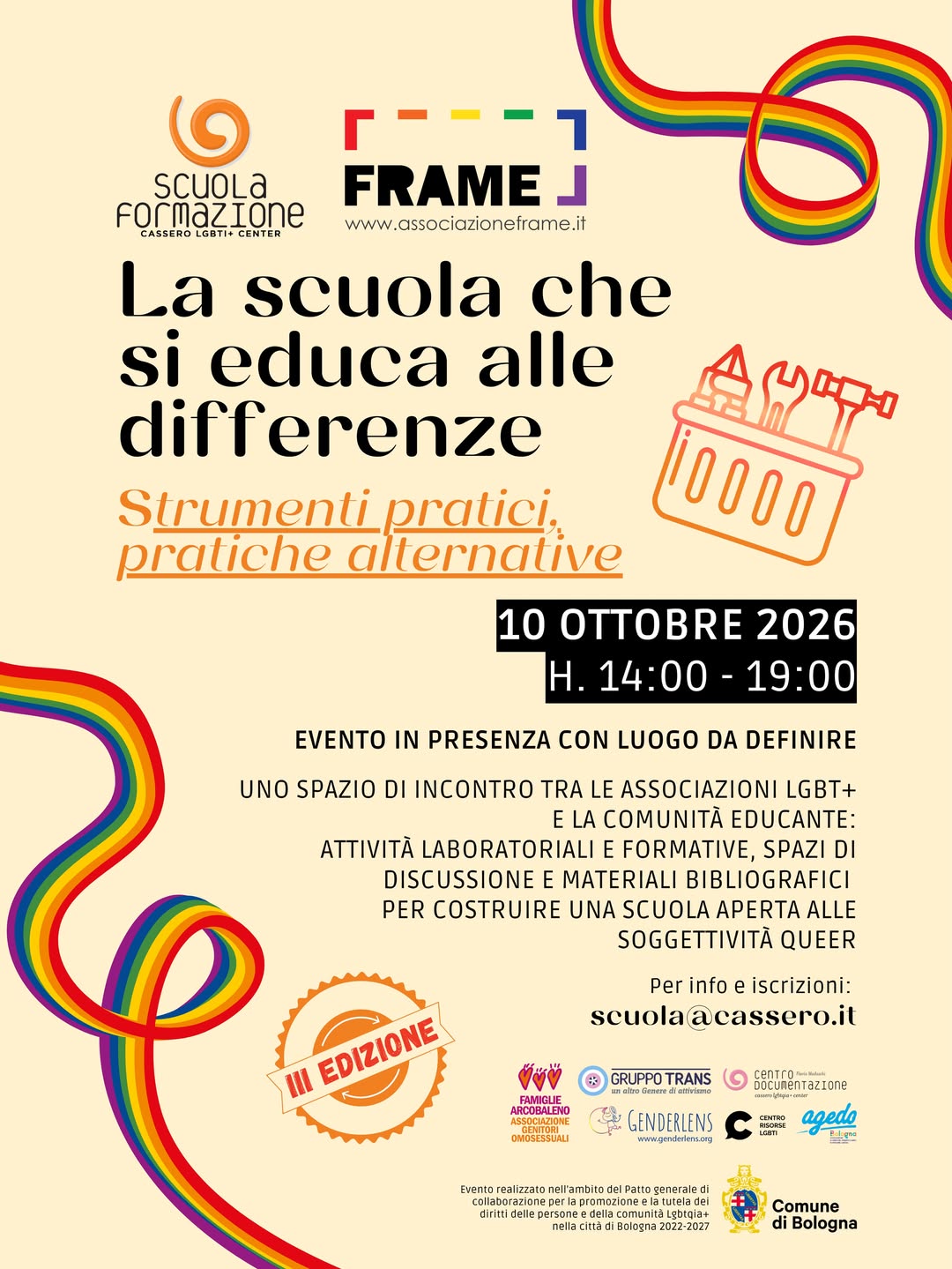 La scuola che si educa alle differenze: terza edizione in arrivo a Bologna