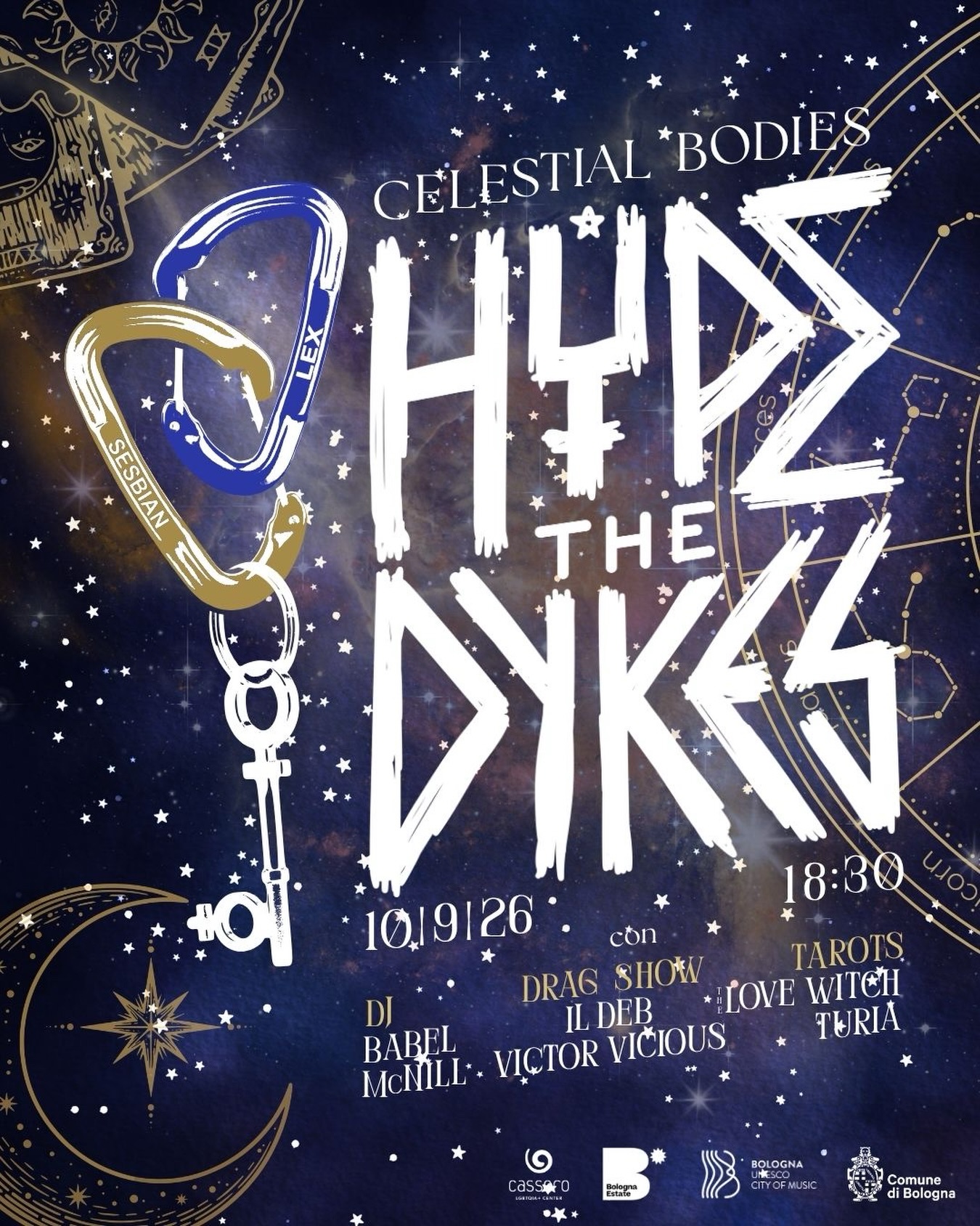 Celestial Bodies: torna l’aperisaffico di Hype The Dykes al Cassero
