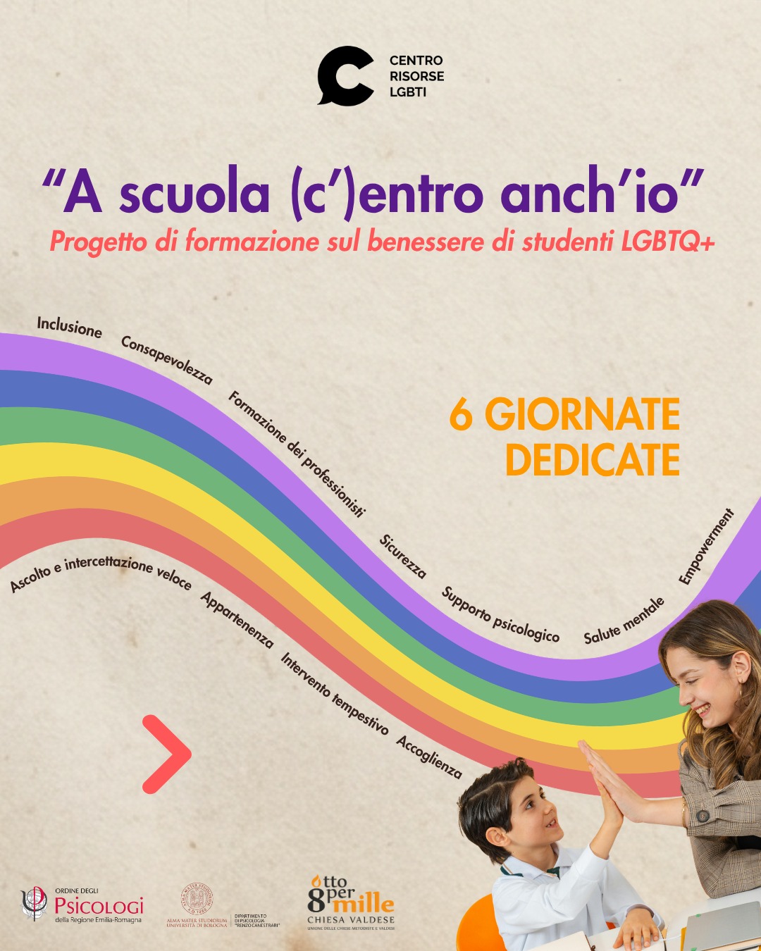 Identità, genere e affettività a scuola: formazione a Bologna per psicologhe e psicologi