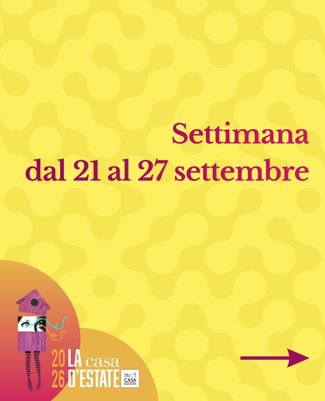 Settimana di eventi alla Casa Internazionale delle Donne: informazione, diritti e arte