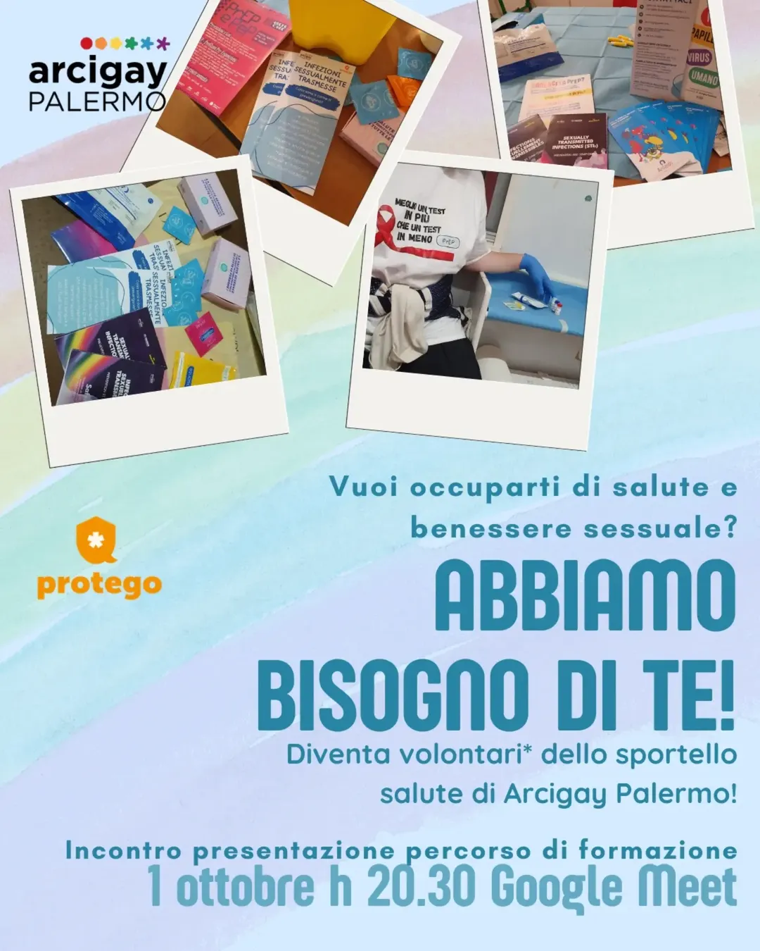 Arcigay Palermo cerca volontari per lo Sportello Salute: partecipa alla formazione