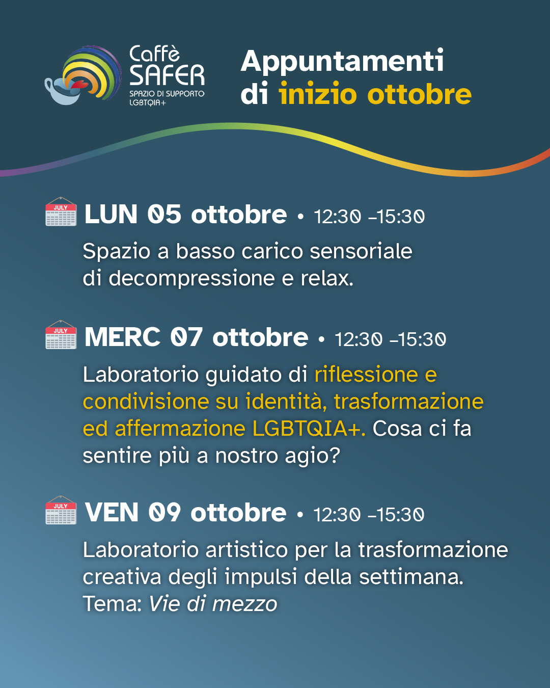 Ottobre al Caffè Safer: laboratorio sull’identità a Bari
