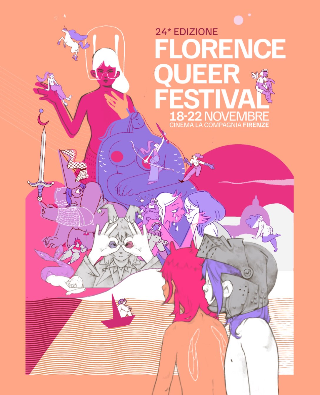 The official image of the 24th Florence Queer Festival revealed